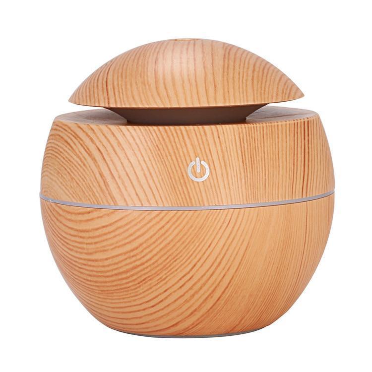 130ML USB Aroma Diffuser Ultrasonic Cool Mist Humidifier Air 7 Color Change LED Night Light For Office Home