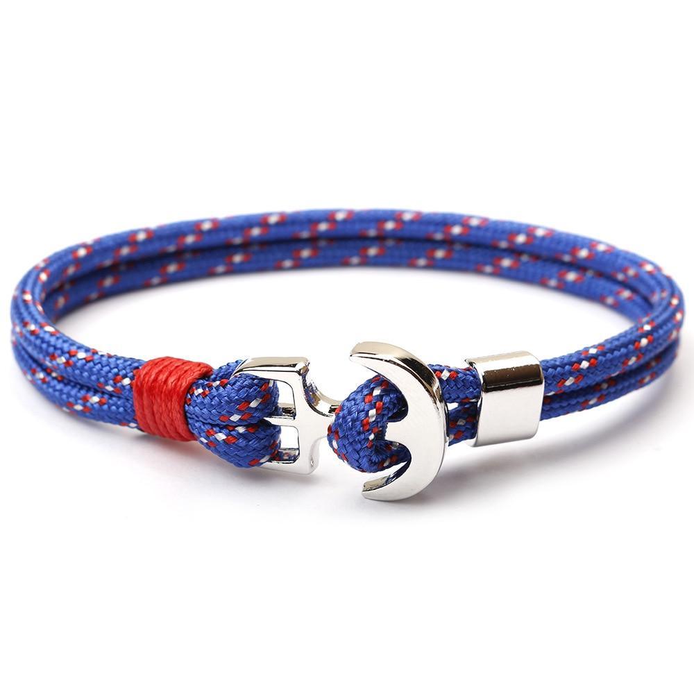Amazing Multilayer Anchor Bracelets Charm Survival Rope Chain Fashion Jewelry Bracelet Men For Women Best Gift
