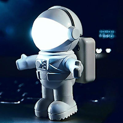 Modern Flexible Led Desk Lamp Flexible USB Nigh Lamp WIth Eye Protection For Keyboard Reading Light On Astronaut Home Living Room Decor Design