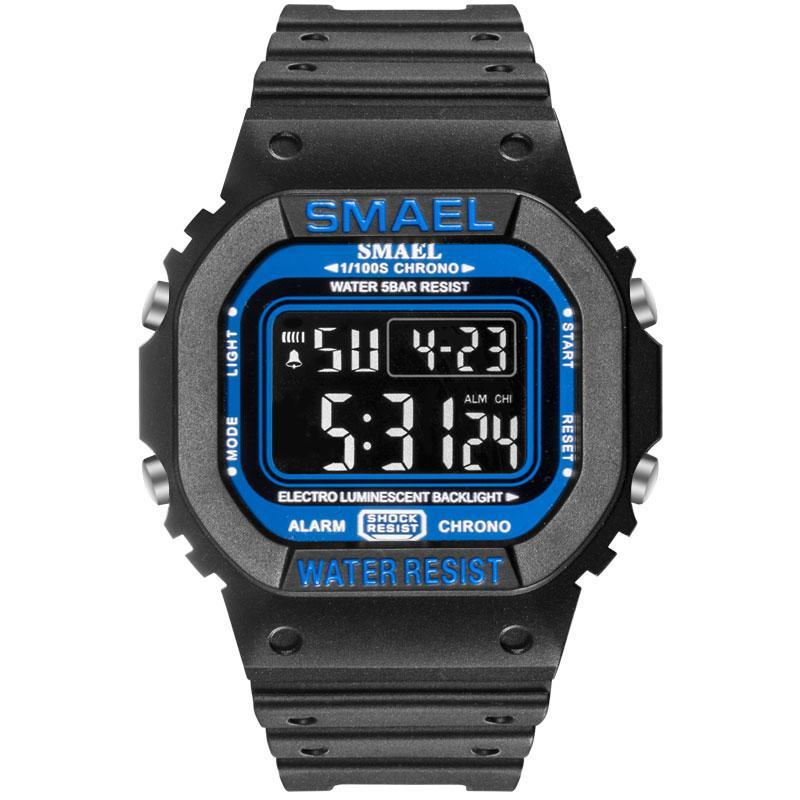 Luxury Modern Sports Watch With Led Digital Display Waterproof 50M Military Famous Unisex Watch For Man and Woman