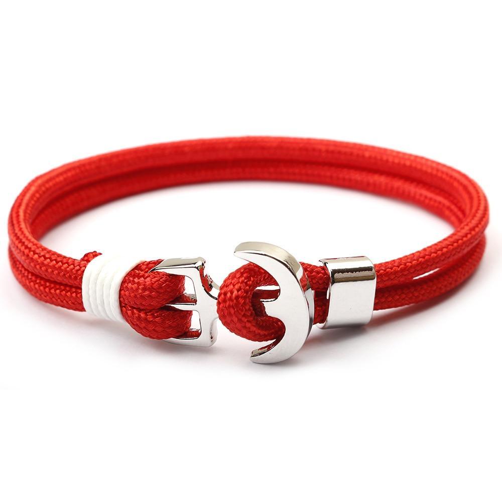 Amazing Multilayer Anchor Bracelets Charm Survival Rope Chain Fashion Jewelry Bracelet Men For Women Best Gift