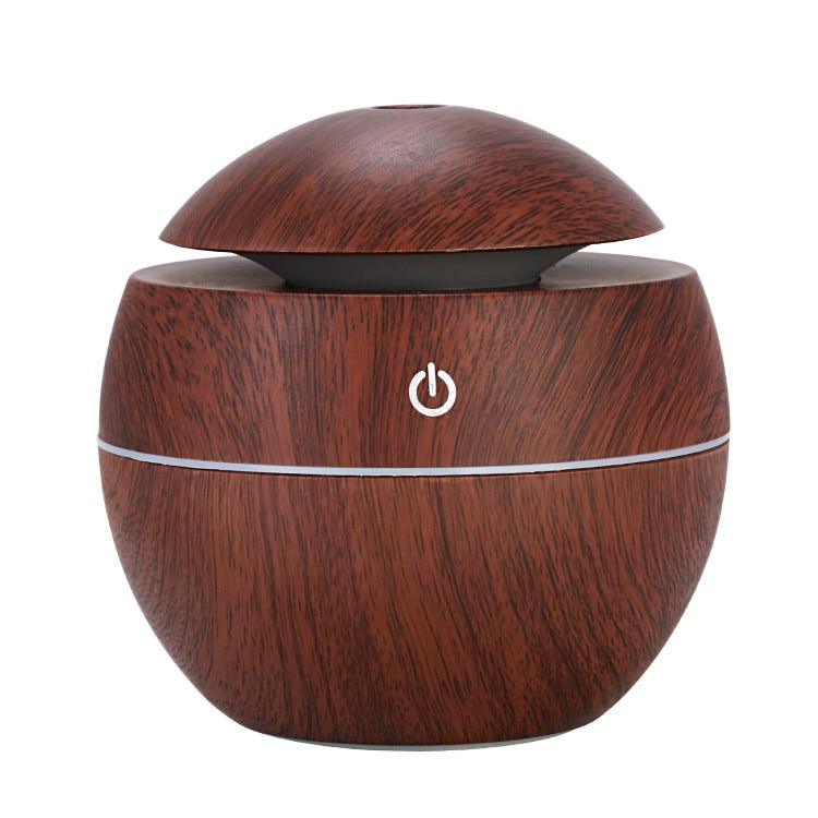 130ML USB Aroma Diffuser Ultrasonic Cool Mist Humidifier Air 7 Color Change LED Night Light For Office Home