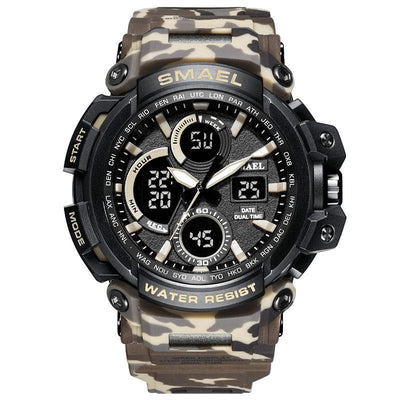 Modern Sport Waterproof 50M Men Watches With LED Digital Display In Military Armi Relogio Masculino Style