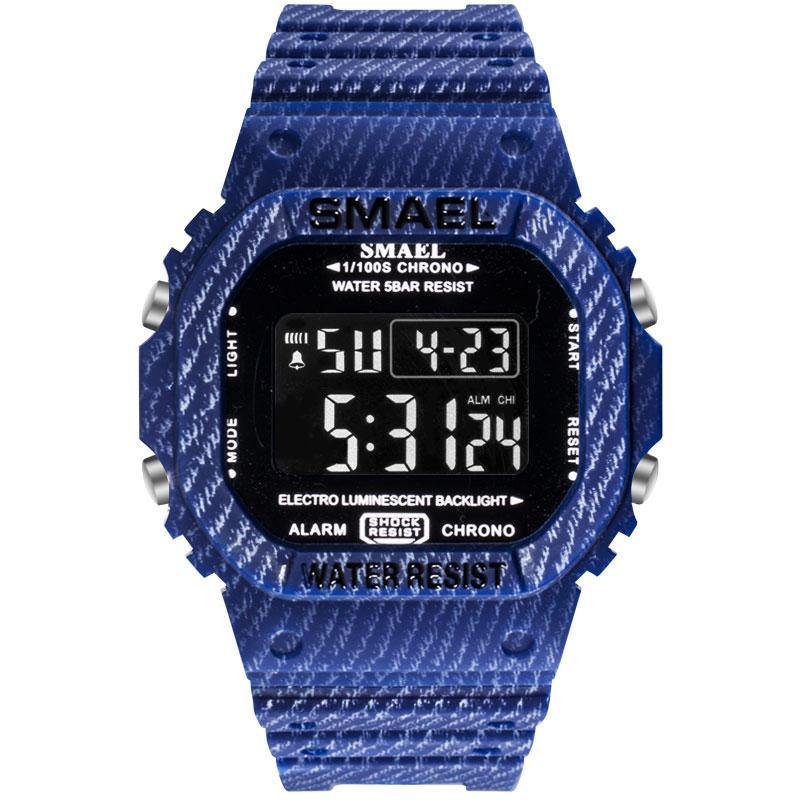 Luxury Modern Sports Watch With Led Digital Display Waterproof 50M Military Famous Unisex Watch For Man and Woman