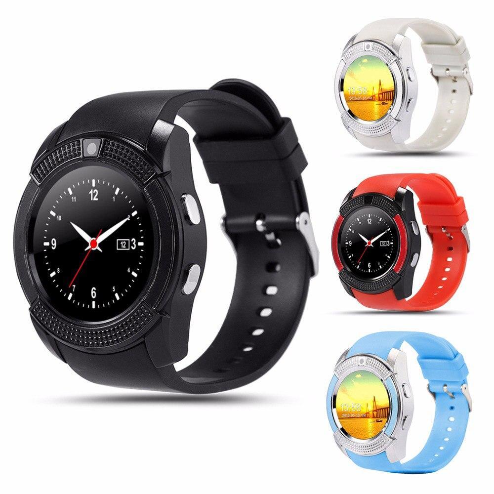 Famous Sport Men Smart Watch WIth SIM card For Android and IOS sistems With Camera Rounded Answer Call Dial Call Smartwatch and Heart Rate Fitness Tracker