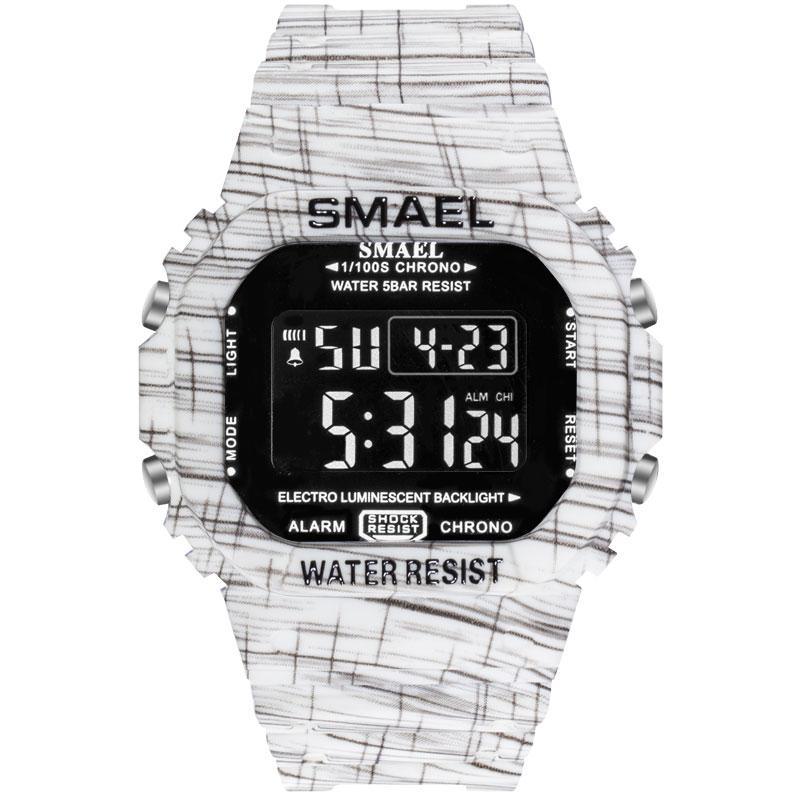 Luxury Modern Sports Watch With Led Digital Display Waterproof 50M Military Famous Unisex Watch For Man and Woman