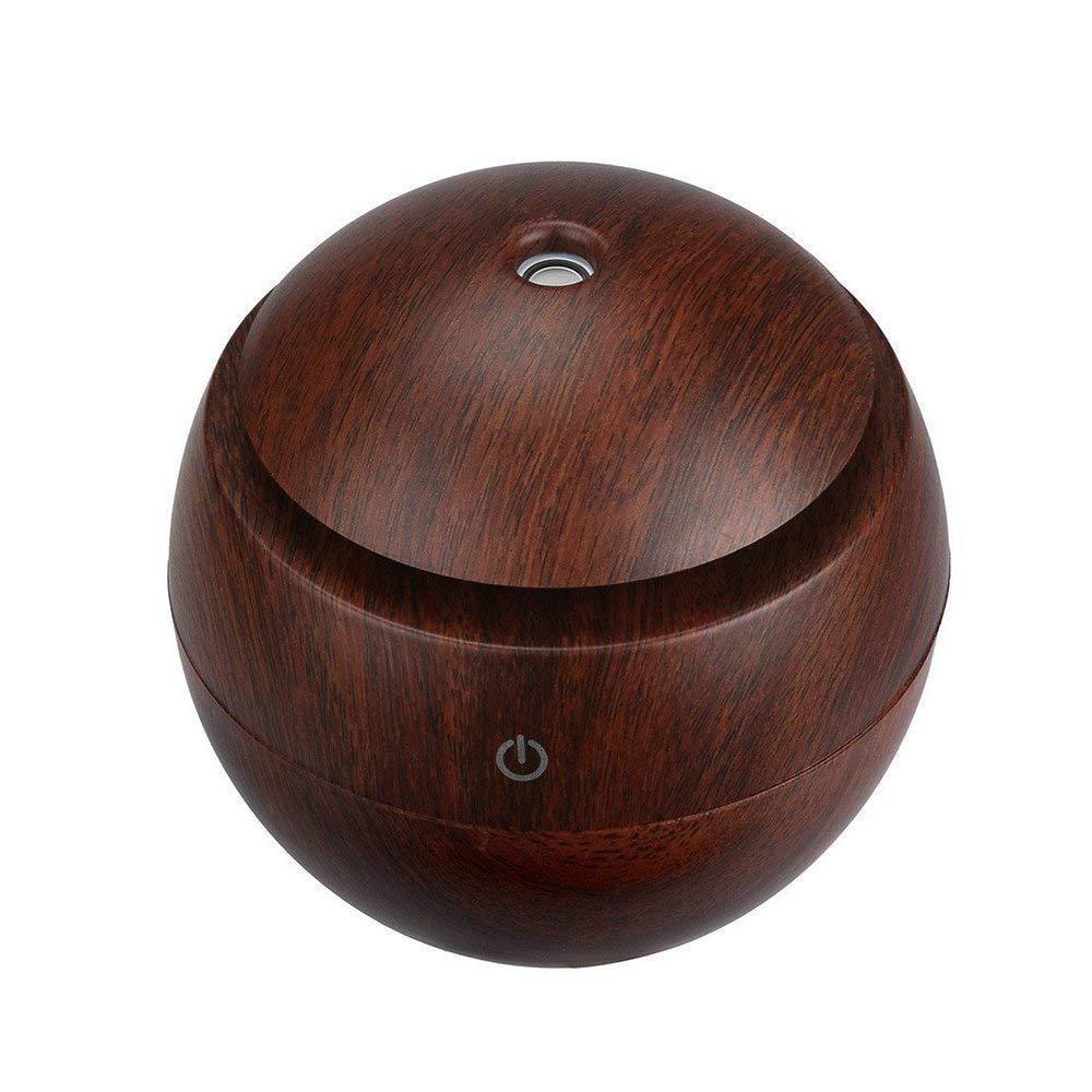 130ML USB Aroma Diffuser Ultrasonic Cool Mist Humidifier Air 7 Color Change LED Night Light For Office Home