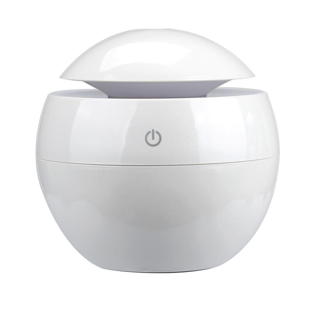 130ML USB Aroma Diffuser Ultrasonic Cool Mist Humidifier Air 7 Color Change LED Night Light For Office Home