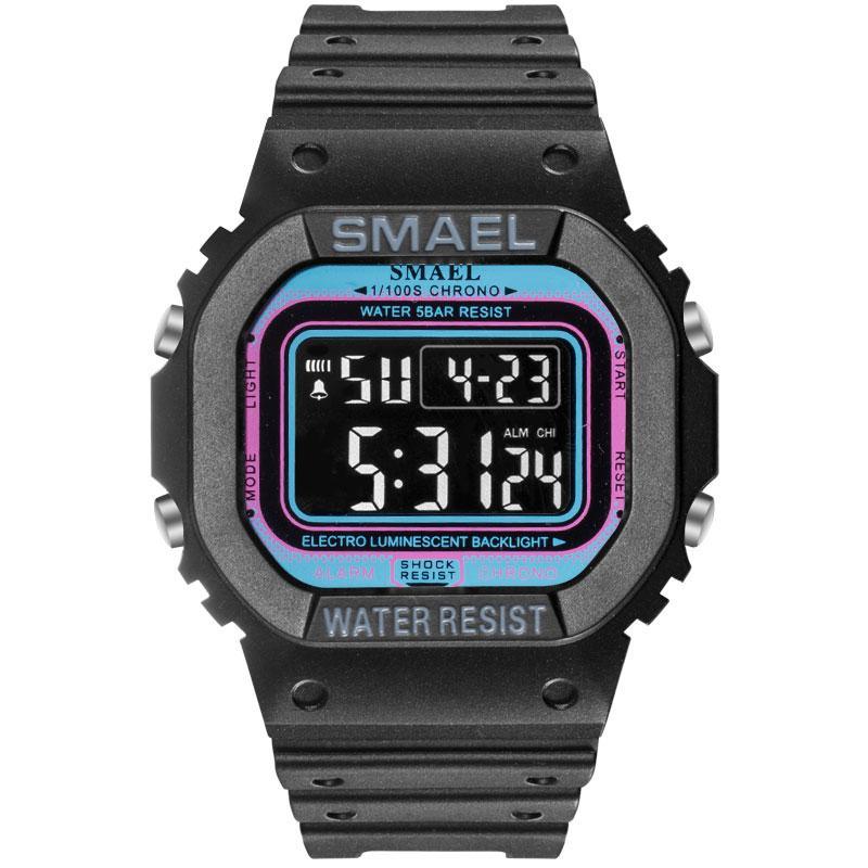 Luxury Modern Sports Watch With Led Digital Display Waterproof 50M Military Famous Unisex Watch For Man and Woman