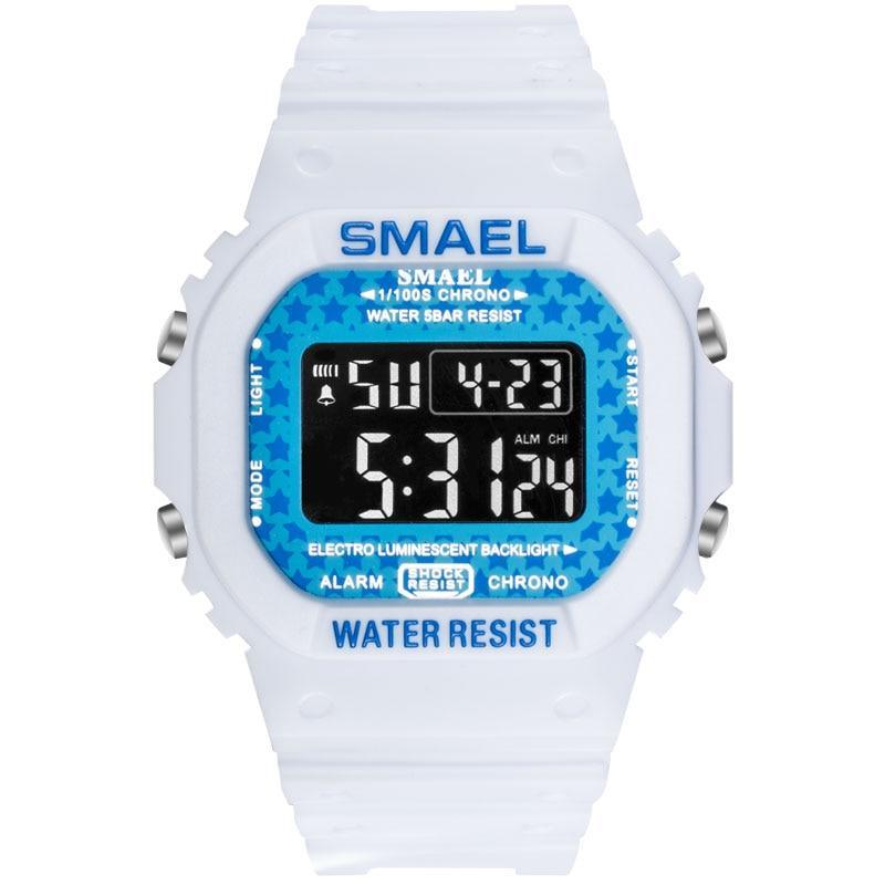 Luxury Modern Sports Watch With Led Digital Display Waterproof 50M Military Famous Unisex Watch For Man and Woman
