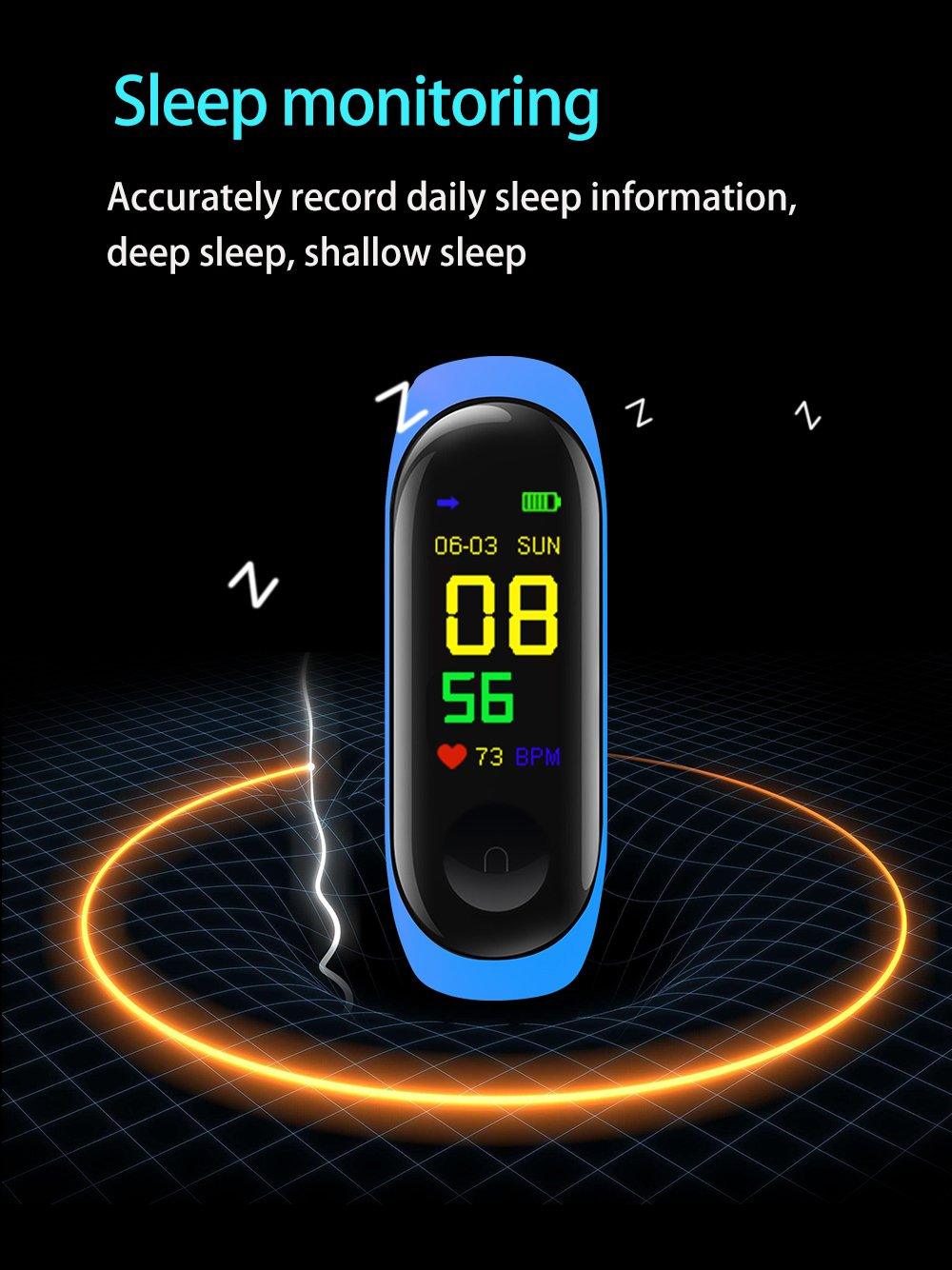 Proffesional Smart Sport Watch With Band Blood Pressure Monitor and Bracelet M3Plus Wristband for Men and Women In Modern Design