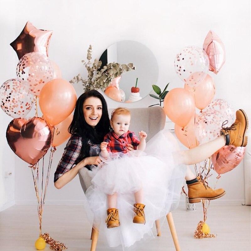 14Pcs Multi Confetti Balloons For Happy Birthday Party Balloons In Several Luxury Variant Helium Ballons For Celebrations for Boy Girls and Babies party