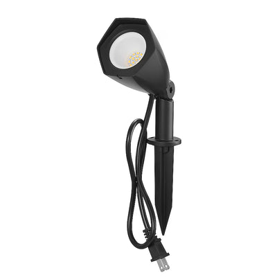 Harbor Breeze 550 - Lumens 5.3 -Watt Black Line voltage Soft White Plug-in LED Flood light