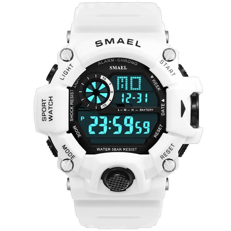 Digital Mens Sports Waterproof 50 M Watches With Auto Date relogio masculino Army Military Sports Unisex Watch