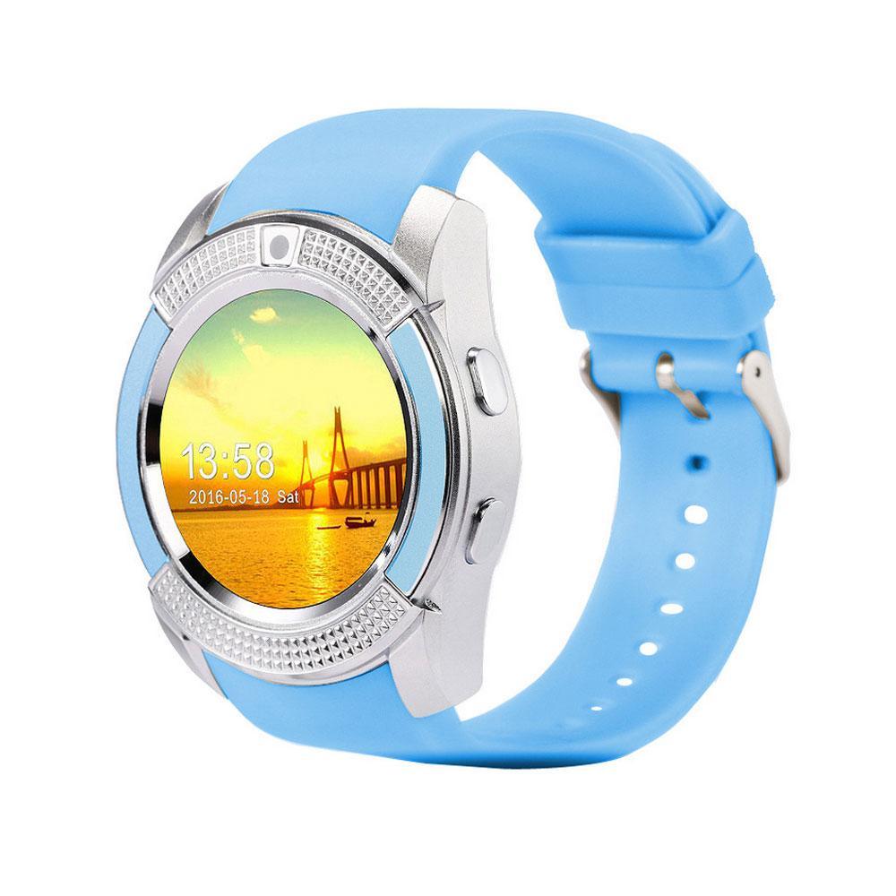 Famous Sport Men Smart Watch WIth SIM card For Android and IOS sistems With Camera Rounded Answer Call Dial Call Smartwatch and Heart Rate Fitness Tracker