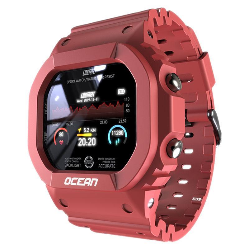 Ocean Army Smart Watch For Menand Woman For Fitness and Sport With Tracker Blood Pressure Message Push Heart Rate Monitor and Clock Smartwatc For Android