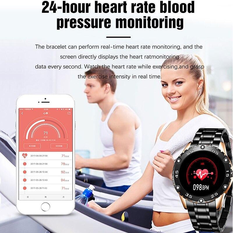 New Smart Watch For Men With IP67 Waterproof Protecion and Heart Rate Fitness Tracker Pedometer For Android and IOS sistems Steel Band Sports Men Smart Watch