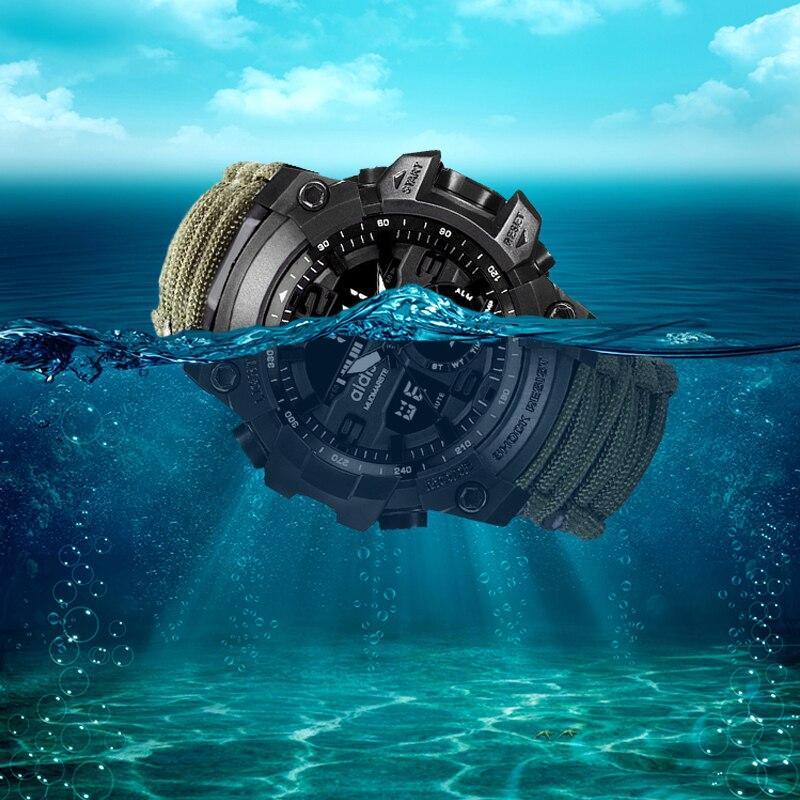 Military Survival Men Watch With Compass/whistle /scraper/Waterproof 30M Outdoor Men Sports G Style -Shock Watch Relogio Masculino
