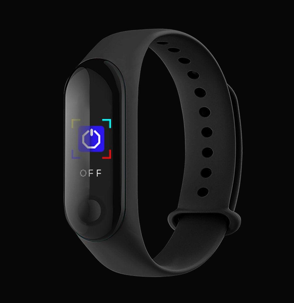 Proffesional Smart Sport Watch With Band Blood Pressure Monitor and Bracelet M3Plus Wristband for Men and Women In Modern Design