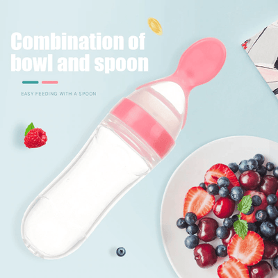 New Modern Baby Bottle Spoon Feeder Dropper Silicone Spoons for Feeding Medicine Kids Toddler Cutlery Utensils Children Accessories Newborn Bottle Spoon Ideal For Travel