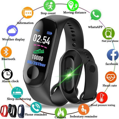 Smart Fitness Waterproof Sports Watches For IOS and Android Sistems Smartwatch With Heart Rate Monitor and Blood Pressure With Several Functions For Men Women and Kids
