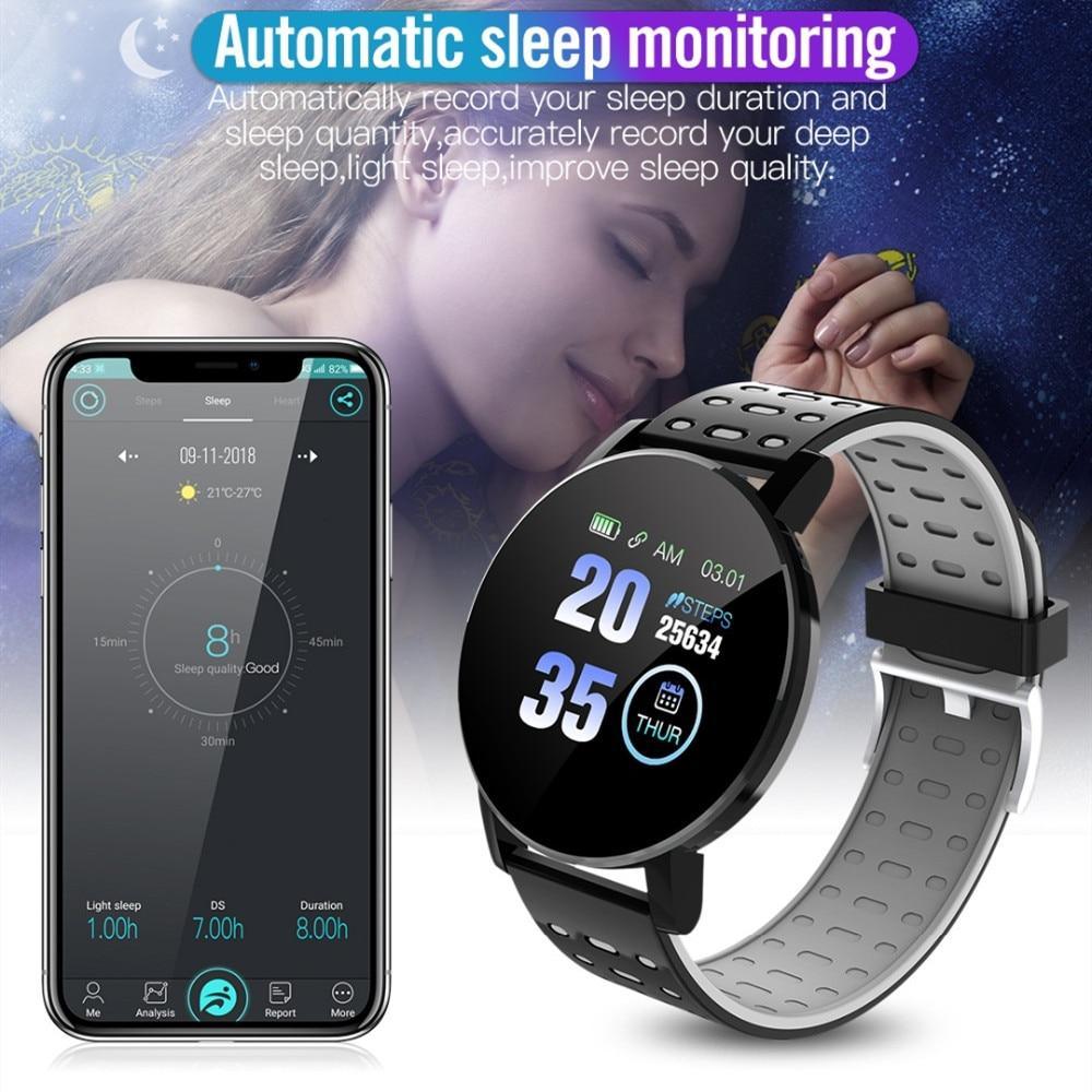New Bluetooth Smart Watch For Men and Woman With Multifunction Blood Pressure Smartwatch Sport Tracker Band For Android IOS and WhatsApp Connection