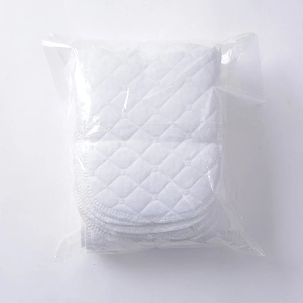 10PCS/Set Eco-Friendly Reusable Baby Diapers Cloth Diapers 3 Layer Insert 100% Cotton - (6.5-33lbs.)