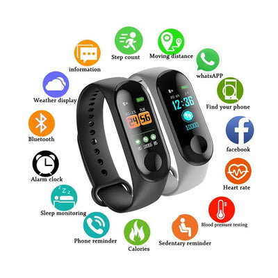 Bluetooth Sport Smart Watch For Men and Women Smartwatch For Android and IOS Sistems With Fitness Tracker Electronics Smart Clock Band Smartwach
