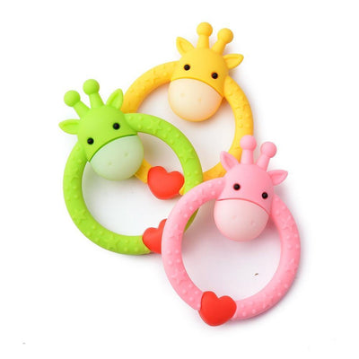 Cute Animal Baby Silicone Teether Child Supplies Baby Nursing Dental Care Child Sucking Toy Perfect For Kids And Parents