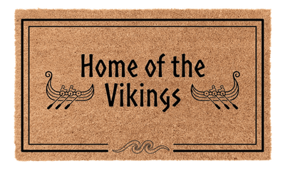 Home of the Vikings Coir Mat