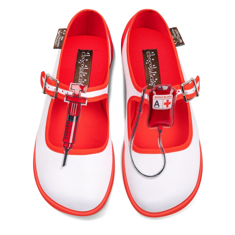 Hot Chocolate Design Nurse Mary Jane Flat