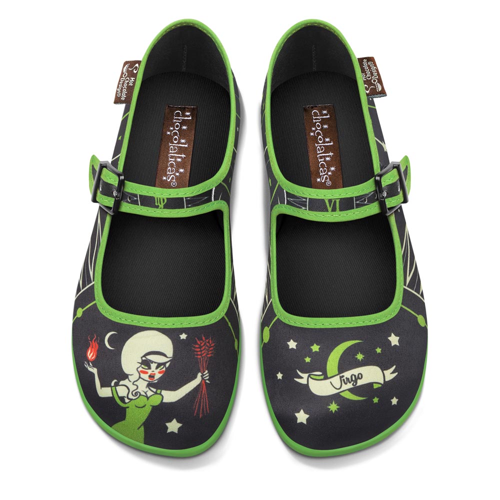 Hot Chocolate Design Zodiac - Virgo Mary Jane Flat