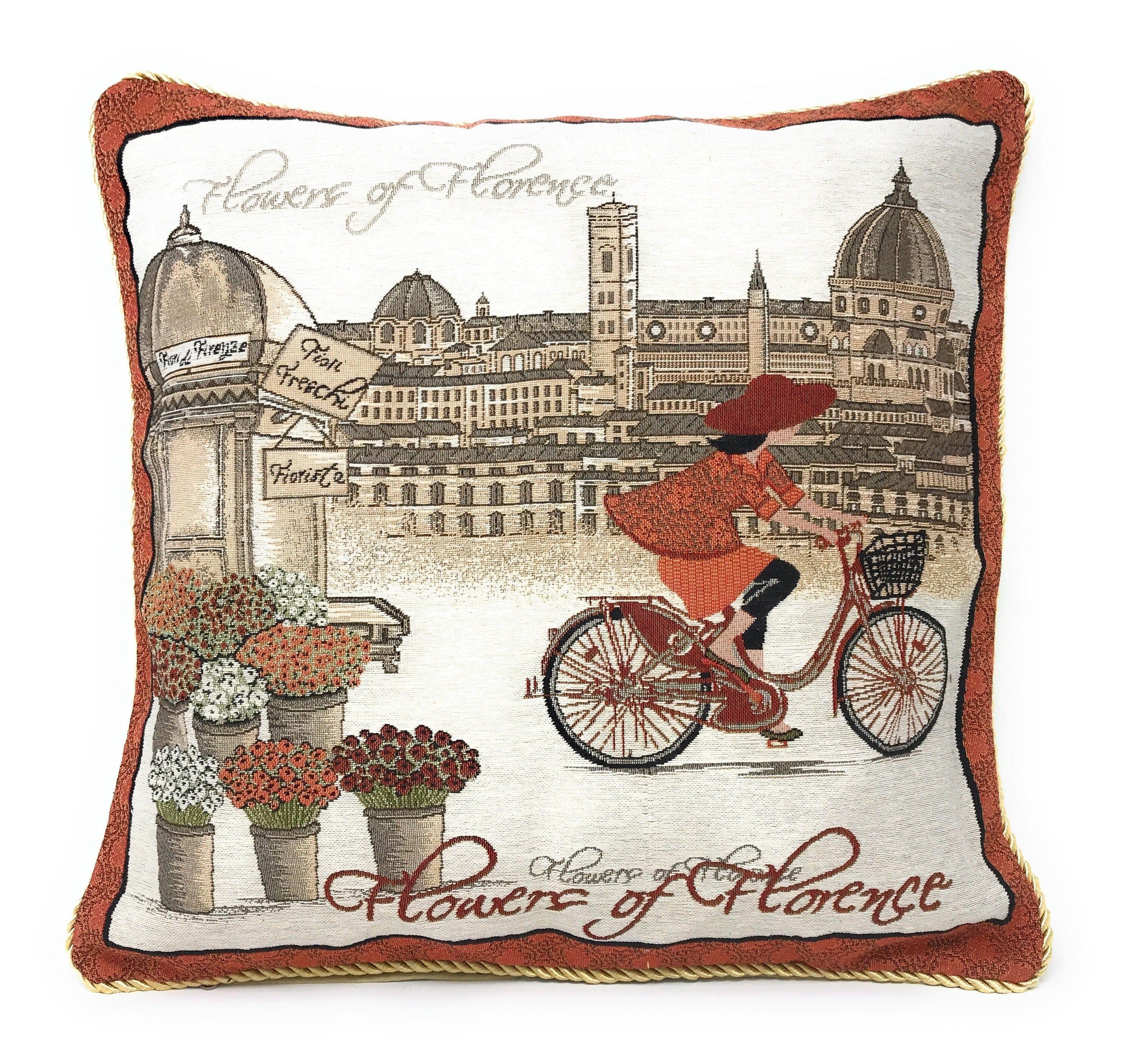 Tache Girls Day Out Woven Throw Pillow Cushion Covers