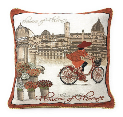 Tache Girls Day Out Woven Throw Pillow Cushion Covers