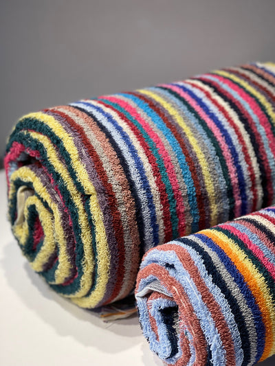 Bubble Striped Terry Hand Towel