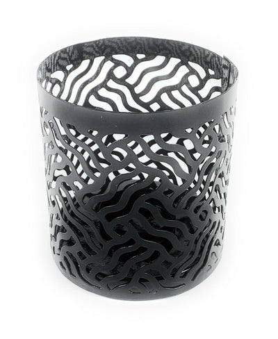 Votive Candle Holders Set of 2 Grey