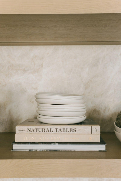 Drift Appetizer Plate - Matte White - Set of 6