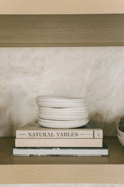 Drift Appetizer Plate - Matte White - Set of 6