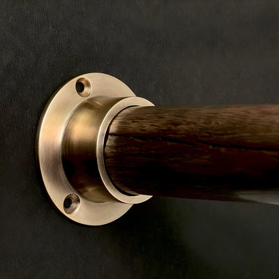 Closet Rod Closed Bracket for 1-1/4