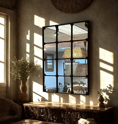 Cast Iron Rectangle Mirror