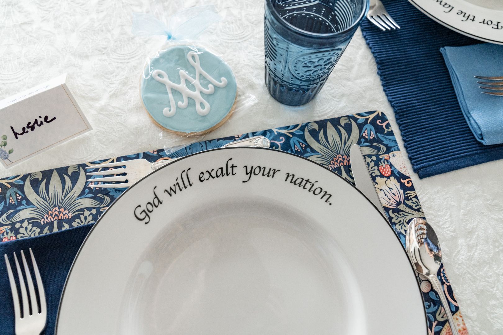 Patriotic 4-Piece Place Setting