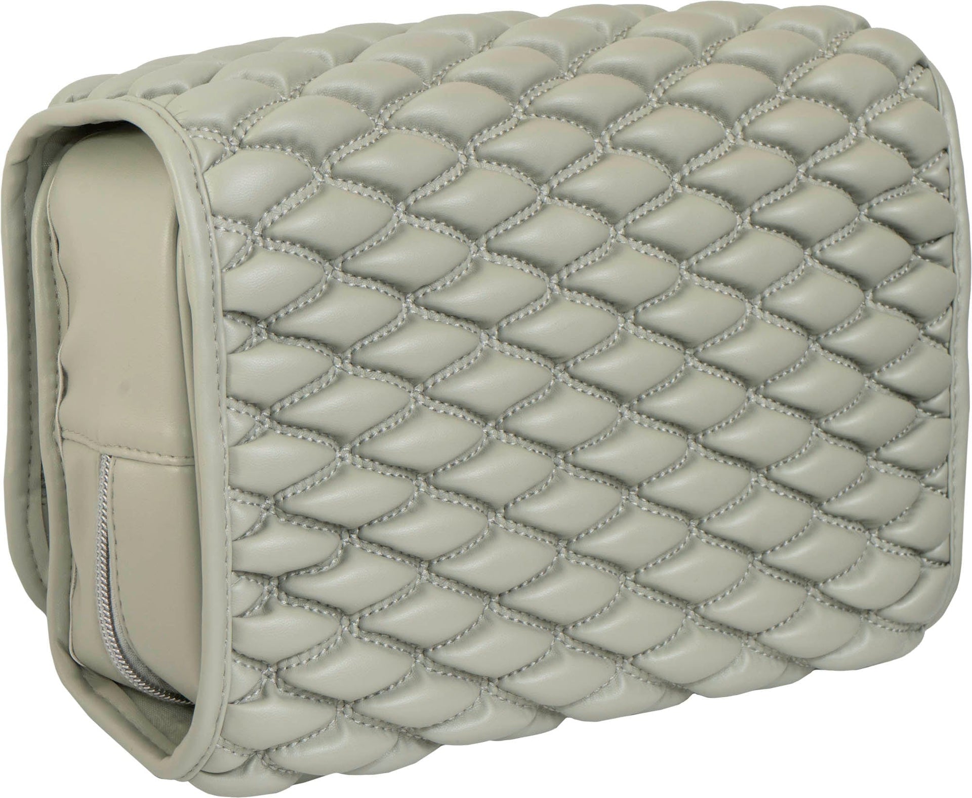Joan & David Bubble Quilted Roll Hanging Toiletry Organizer Bag
