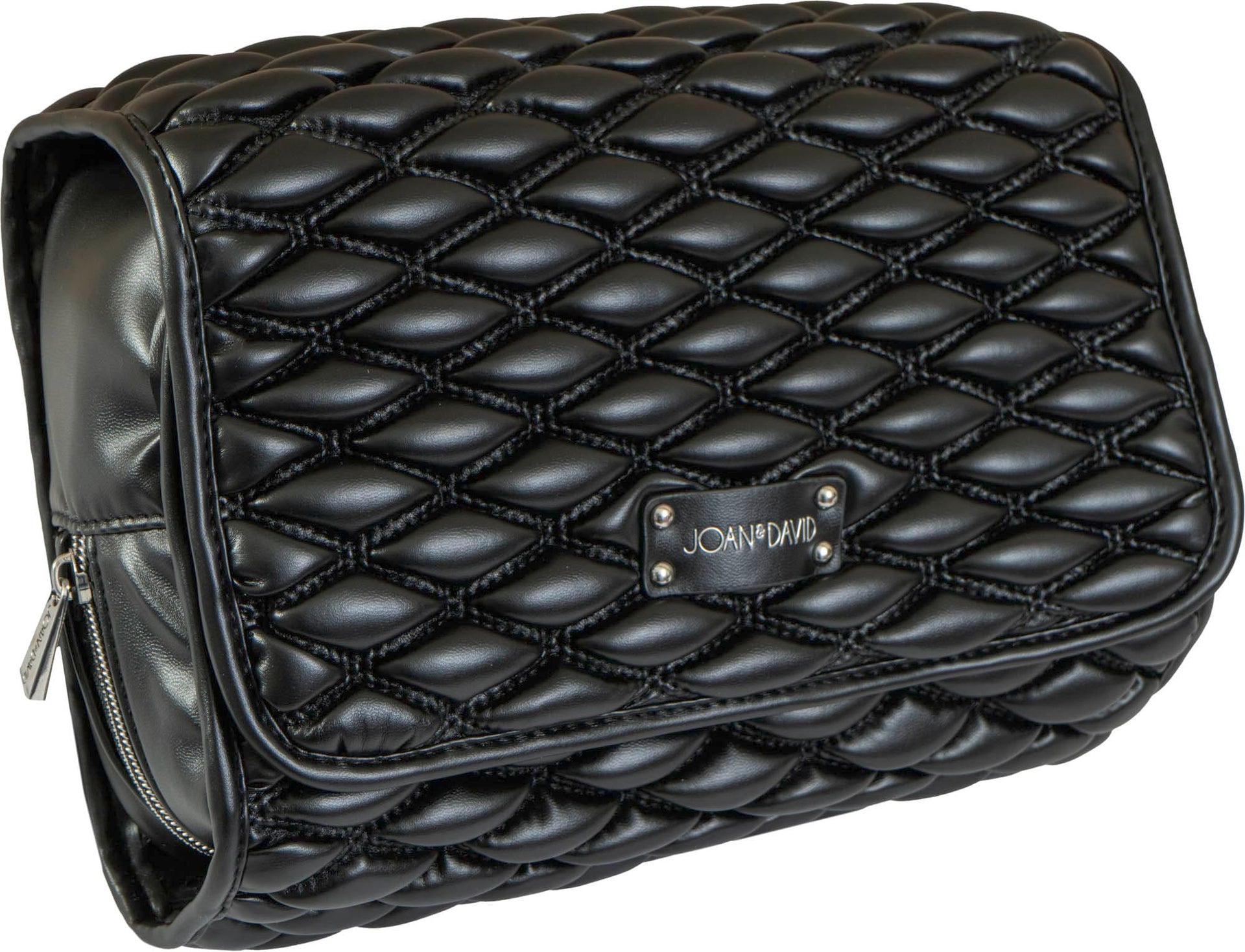 Joan & David Bubble Quilted Roll Hanging Toiletry Organizer Bag