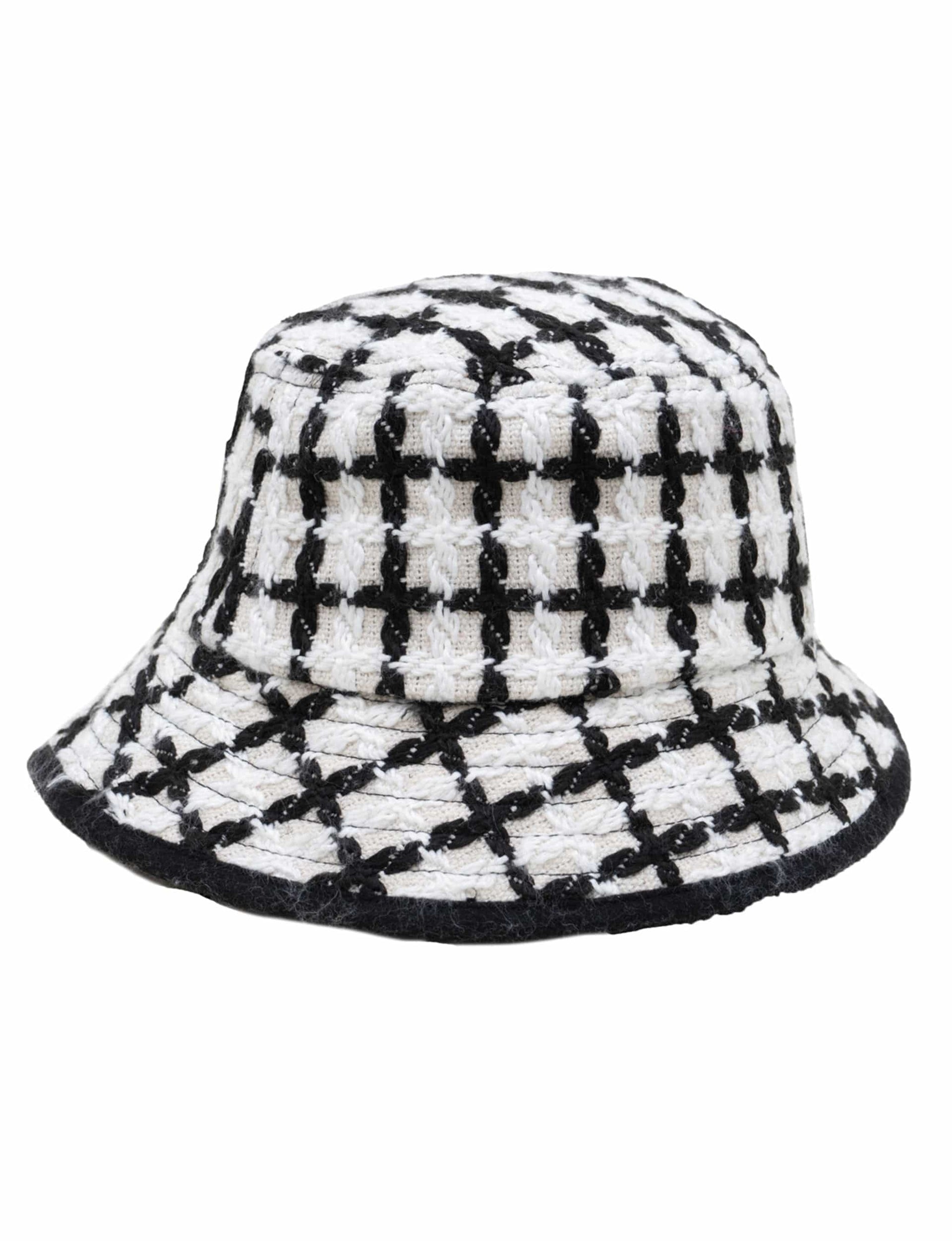 Jones New York Bouclé Knit Bucket Hat
