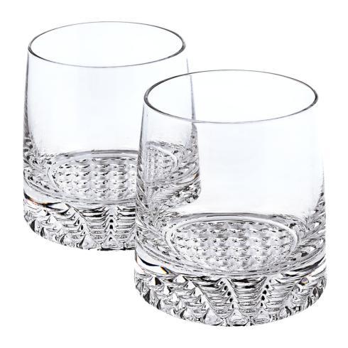 Park Avenue European Mouth Blown Lead Free Crystal Whiskey Rocks or DOF Set - Set 4