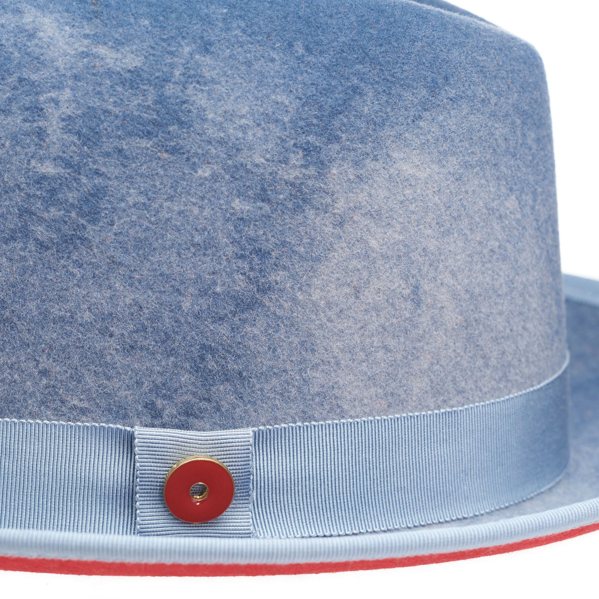 King (Swirl Blue) Center Creased Fedora Hat