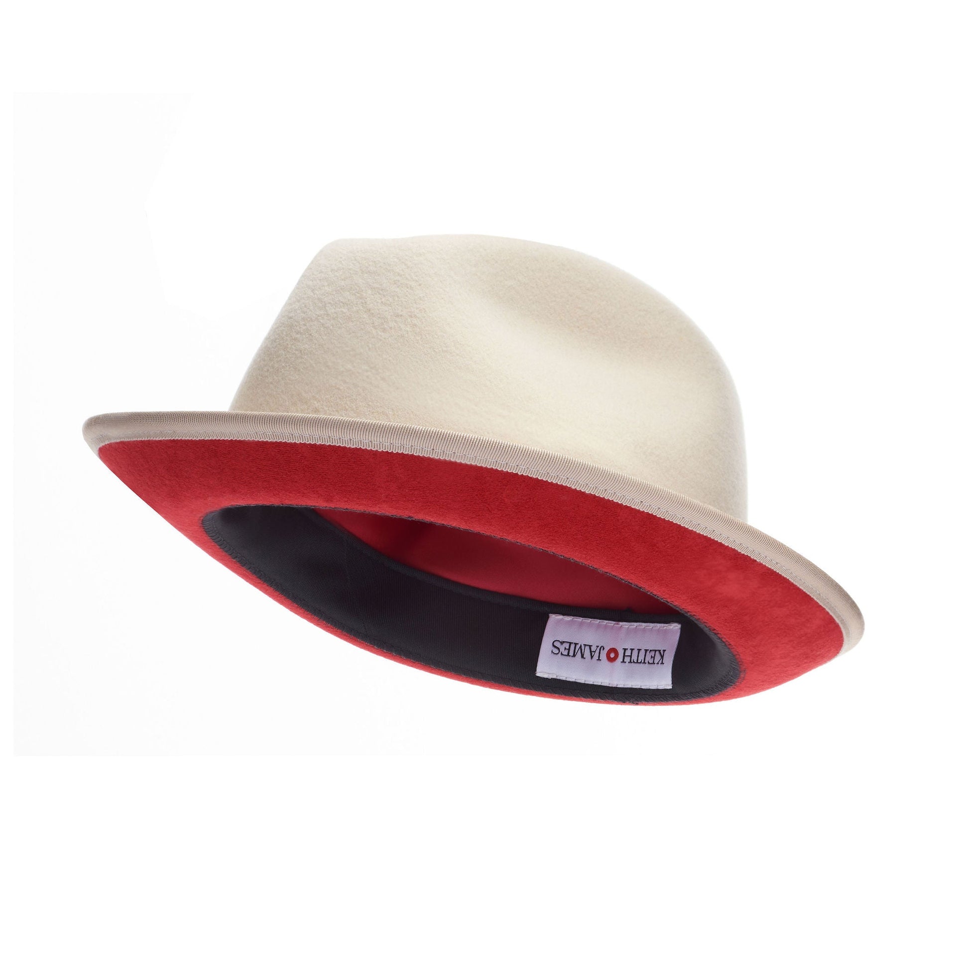Prince (Sandy Beige) Pinched Crown Fedora Hat