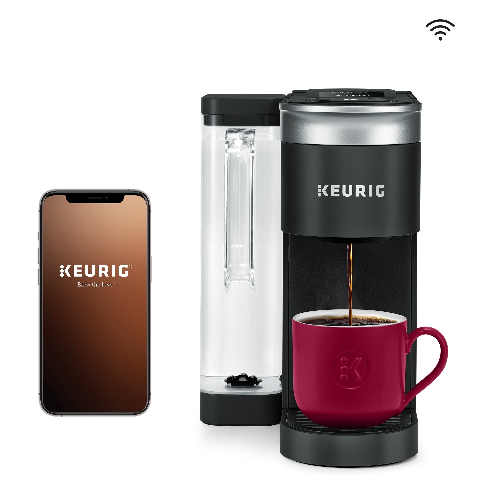 K-Supreme SMART Coffee Maker, Multistream Technology, Brews 6-12Oz Cup Sizes, Black