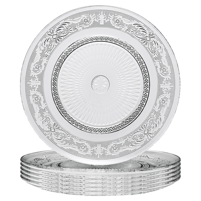 Classica Vintage Glass Plate, Set of 6