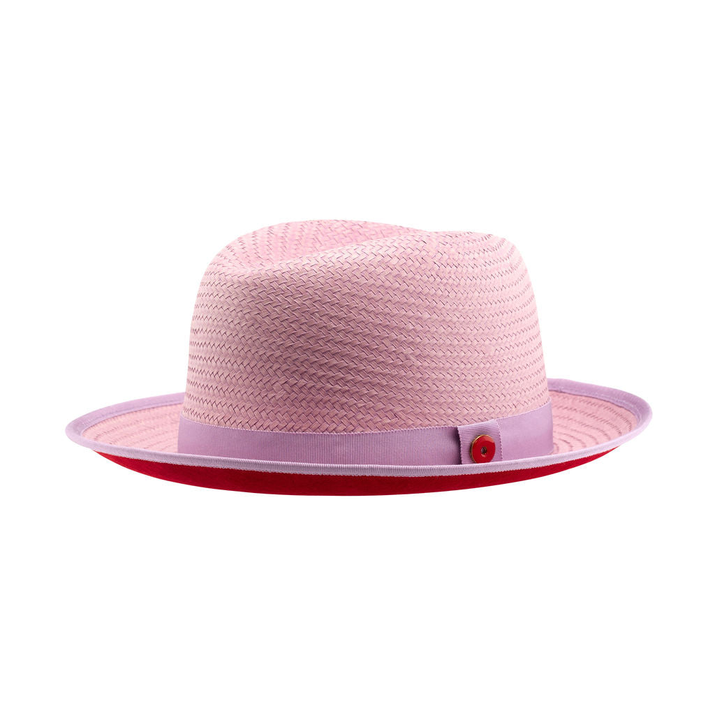 King (Passion Purple Straw) Fedora Hat